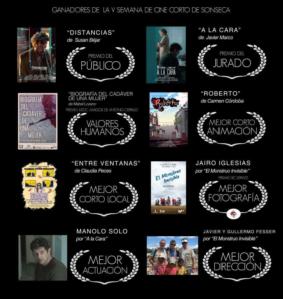PALMARES V EDICIÓN SEMANA DE CINE CORTO DE SONSECA