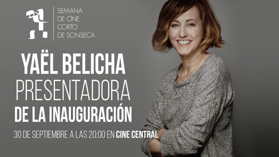 Yael Belicha presentadora de la Inauguración de la VIII Semana de Cine Corto deSonseca
